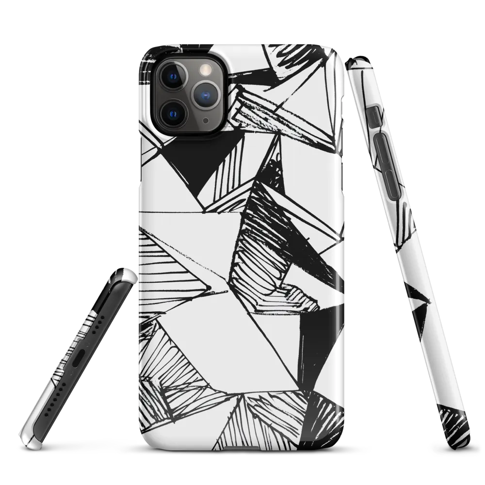 Dynamic Geometry in Ink | Phone Case |  11 Pro Max | Snap Case | Glossy