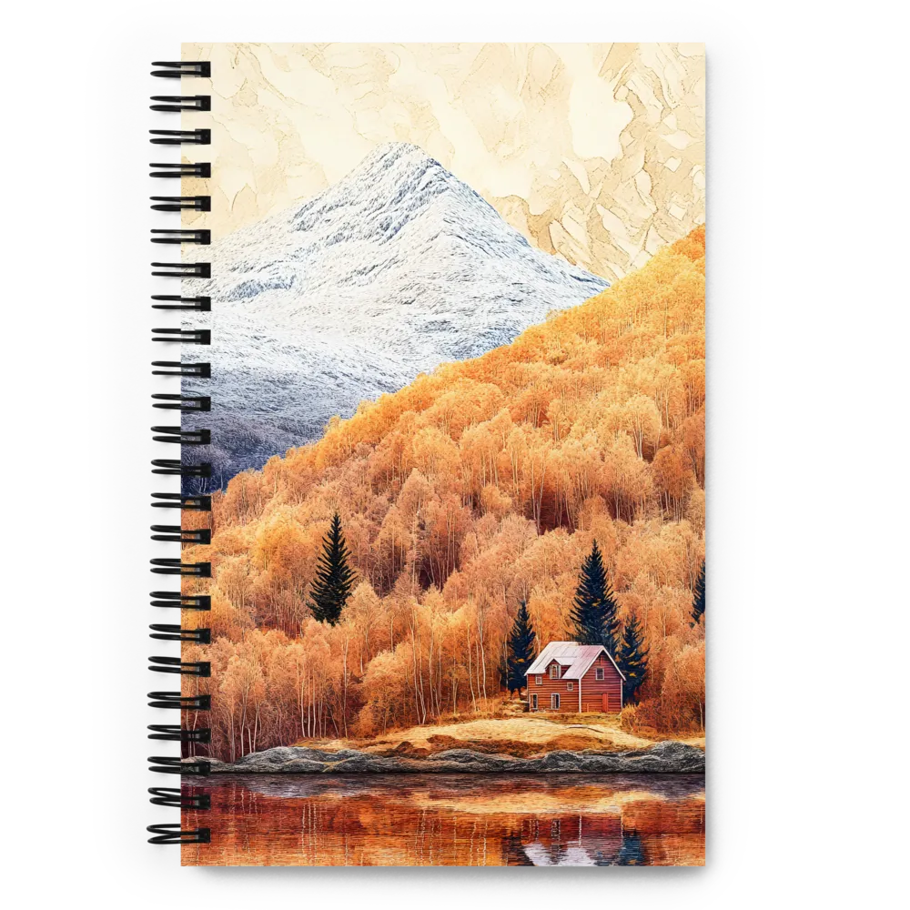 Tranquil Autumn Landscape | Spiral Notebook