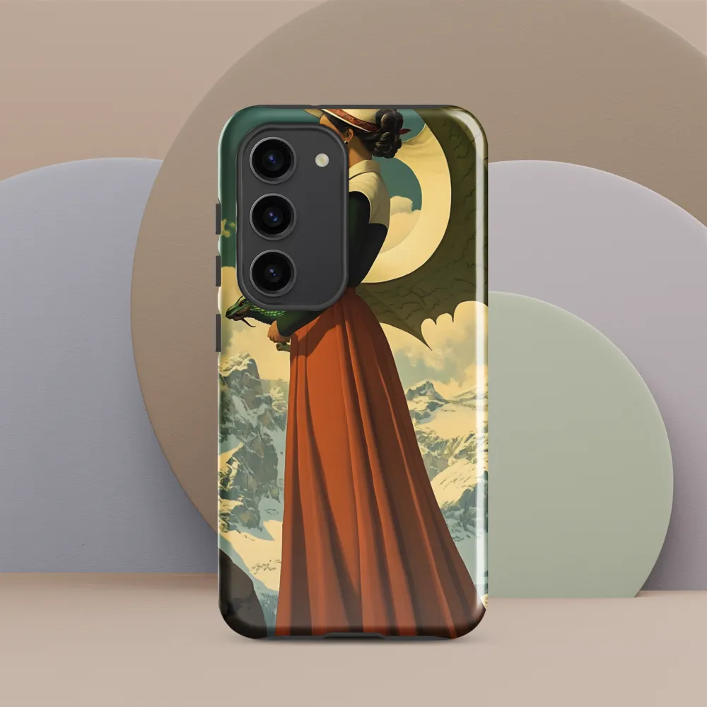 Mystic Harmony: The Dragon Keeper | Phone Case |  S23 | Tough Case | Glossy