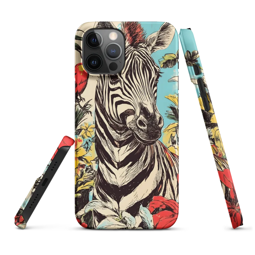 Zebra in Tropical Reverie