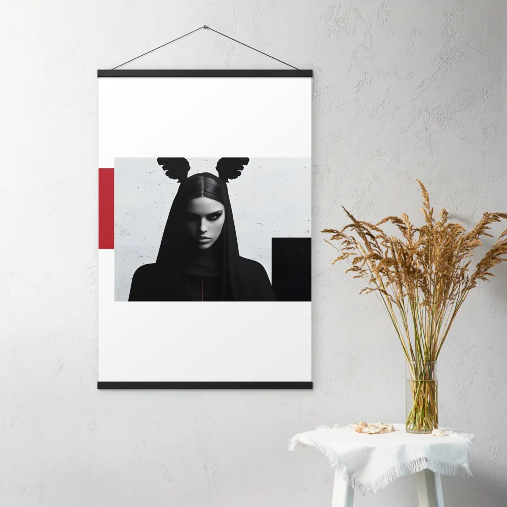 Whispers of Darkness | Poster With Black Wood Hanger | 24″×36″