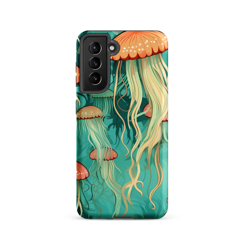 Ethereal Dance of Jellyfish | Phone Case |  S21 | Tough Case | Matte