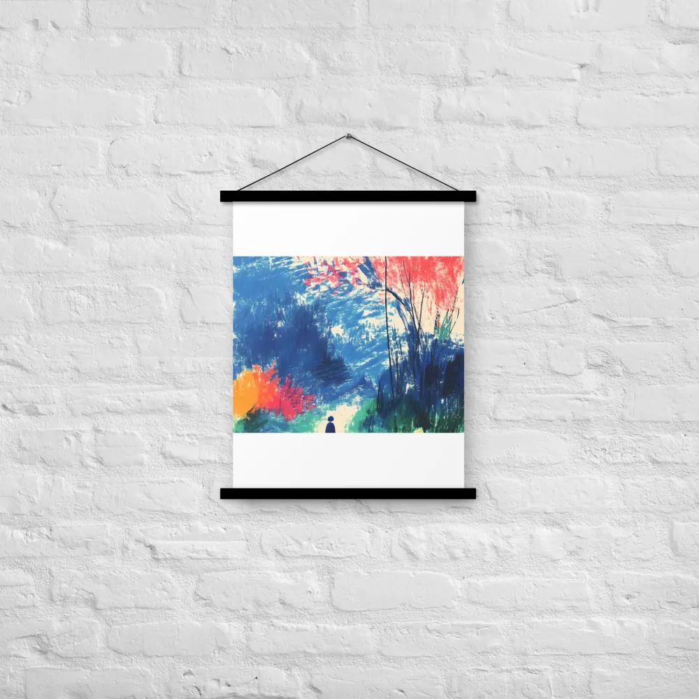 Whispers of Tranquility | Poster With Black Wood Hanger | 18″×24″
