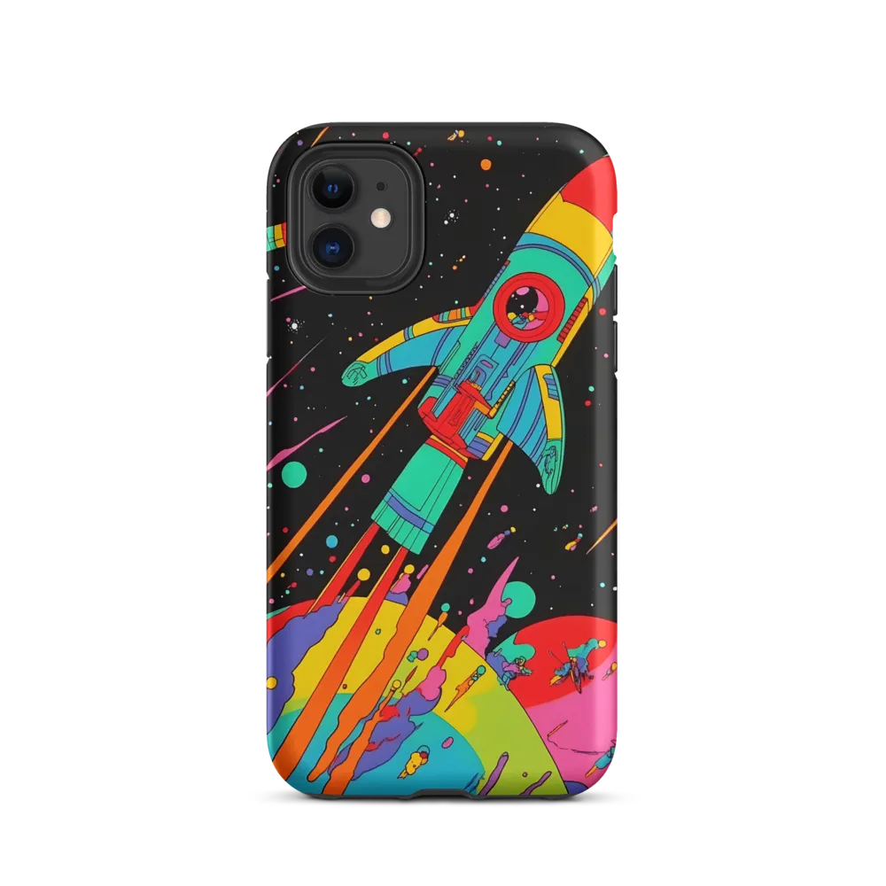 Cosmic Voyage: The Neon Lift-Off