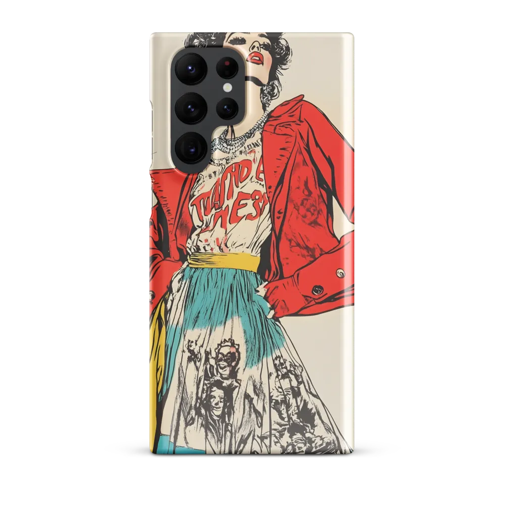 Vibrant Elegance: A Pop Art Fashion Statement