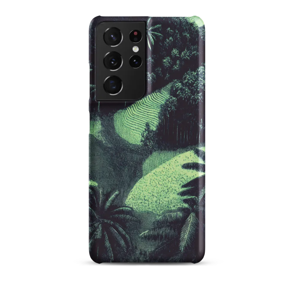Harmony in Green: A Surreal Landscape