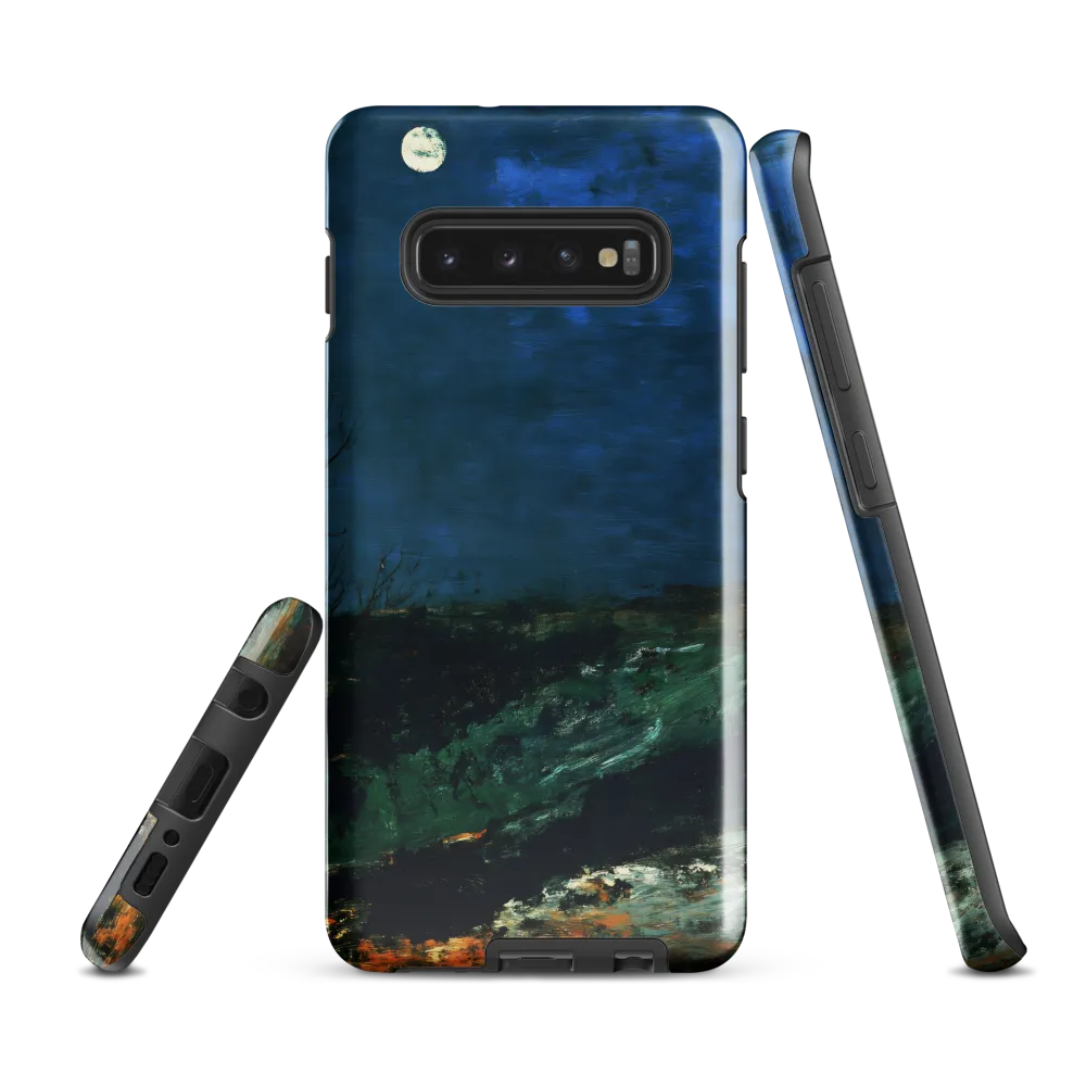 Moonlit Solitude | Phone Case |  S10 Plus | Tough Case | Glossy