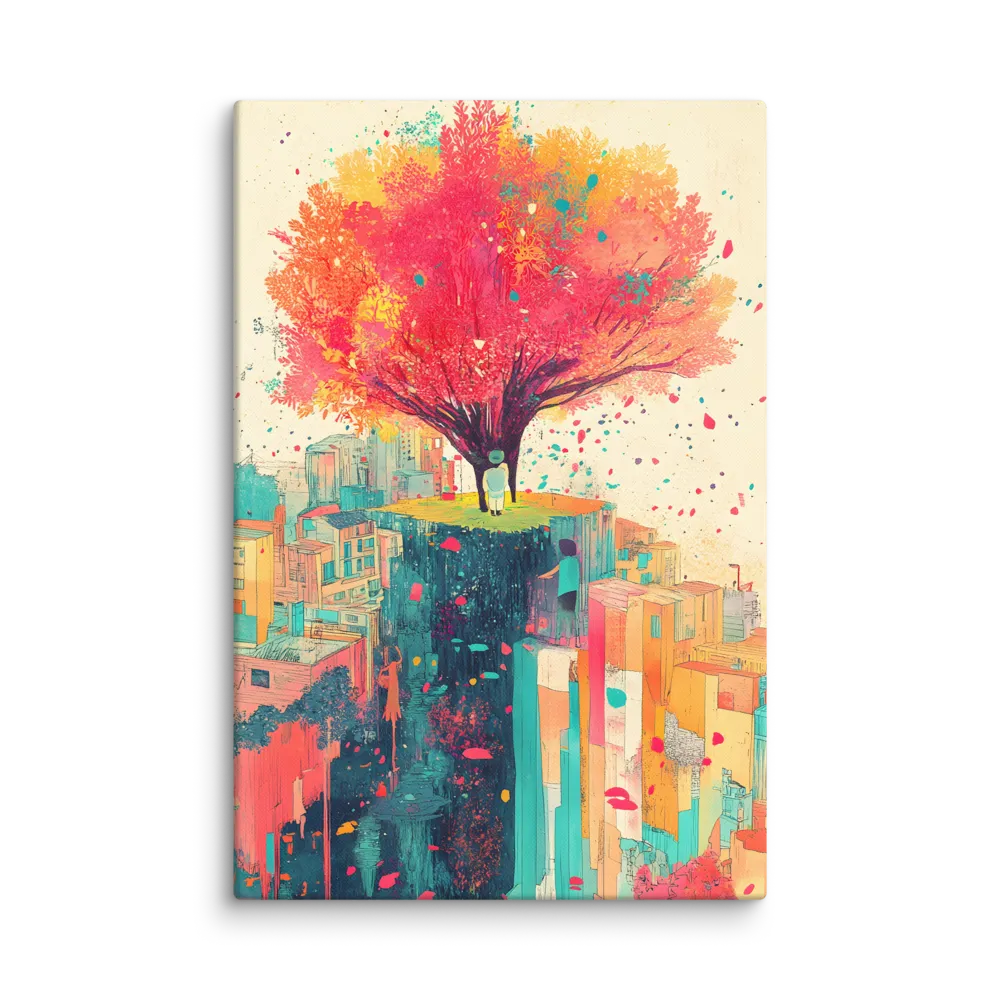 Whispers of Urban Dreams | Canvas | 32″×48″