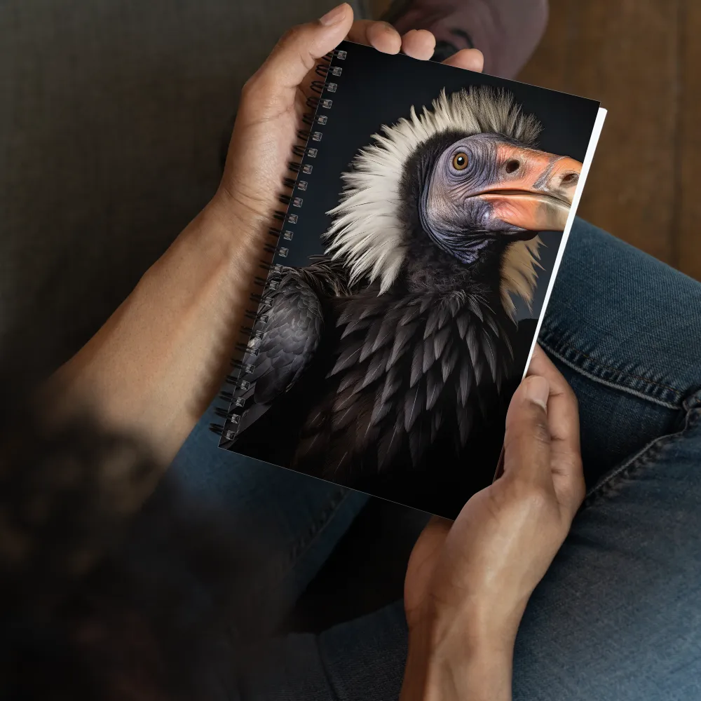 Majestic Vulture Portrait | Spiral Notebook