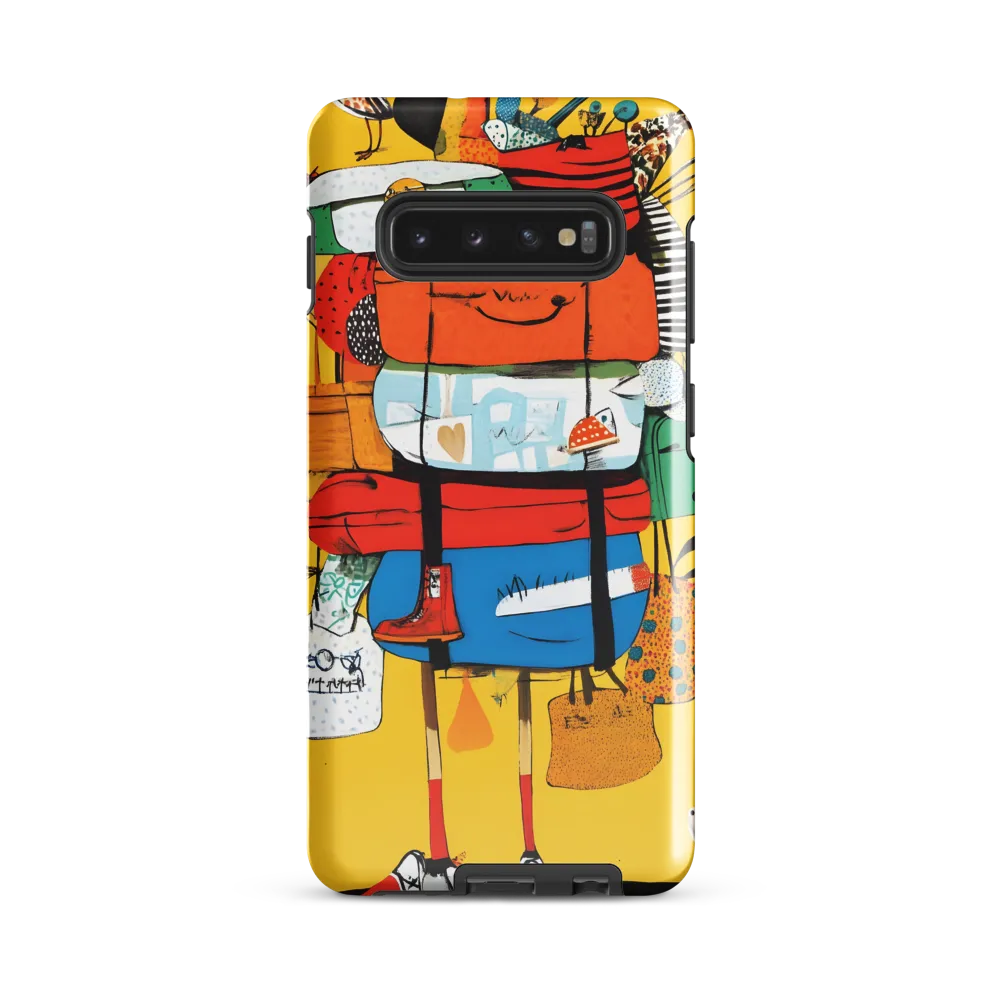 Joyful Traveler: A Whimsical Collection | Phone Case |  S10 Plus | Tough Case | Glossy