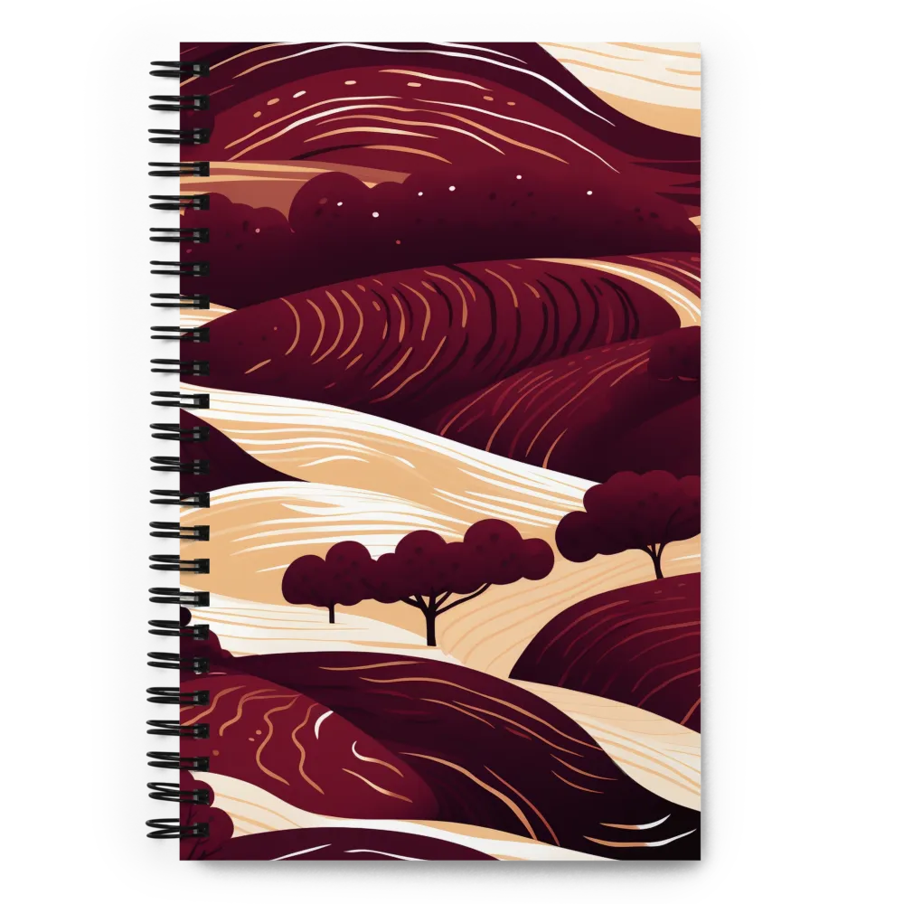 Serenity in the Hills | Spiral Notebook