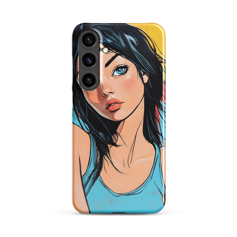 Vibrant Portrait of Modern Youth | Phone Case |  S24 Plus | Snap Case | Glossy