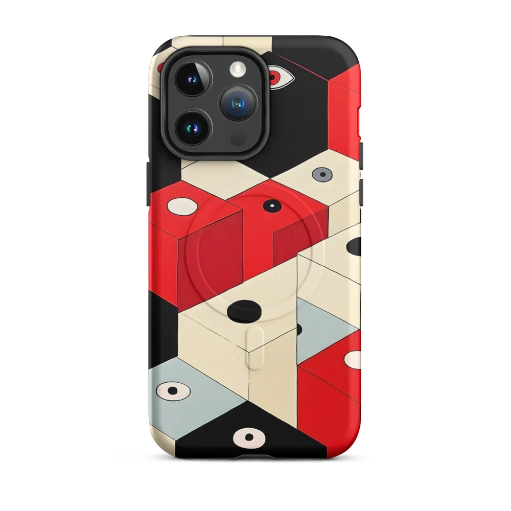 Dynamic Cubism | Phone Case |  14 Pro Max | MagSafe® Tough Case | Matte