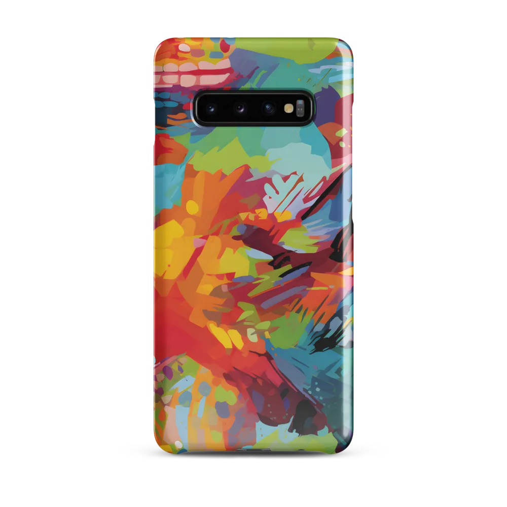 Colorful Lizard: An Abstract Adventure | Phone Case |  S10 Plus | Snap Case | Glossy