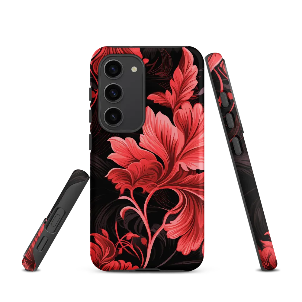 Tropical Elegance in Red