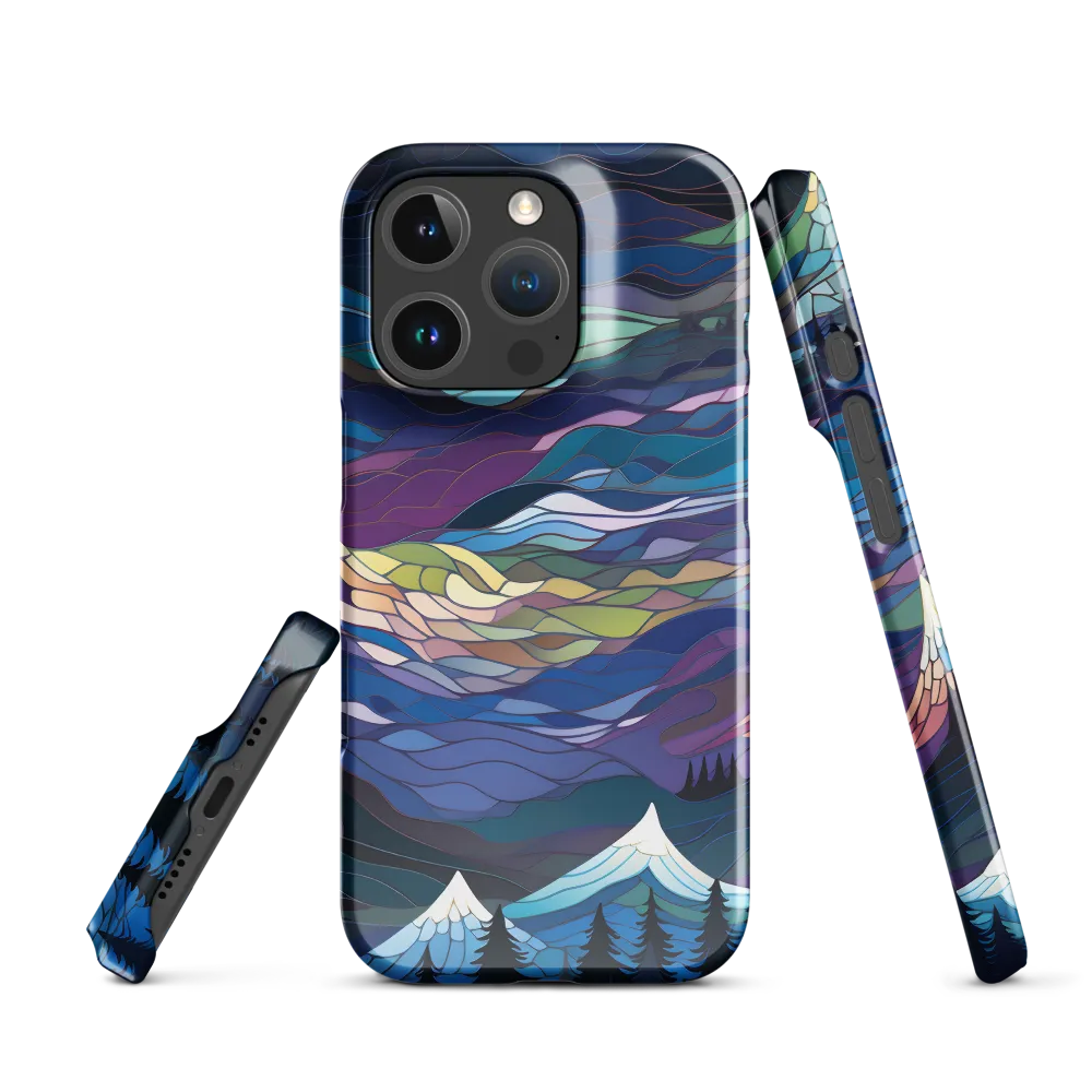 Twilight Peaks: An Abstract Mountain Landscape