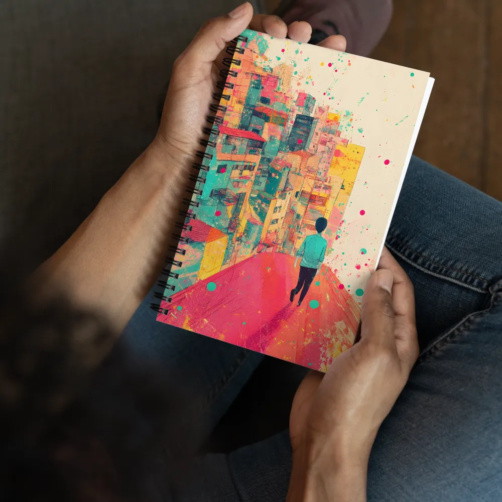 Urban Dreams: A Journey Through Color | Spiral Notebook