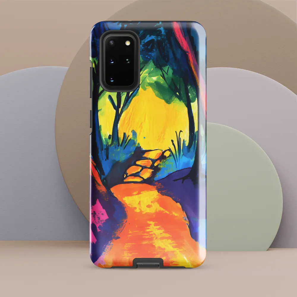 Path Through a Vibrant Forest