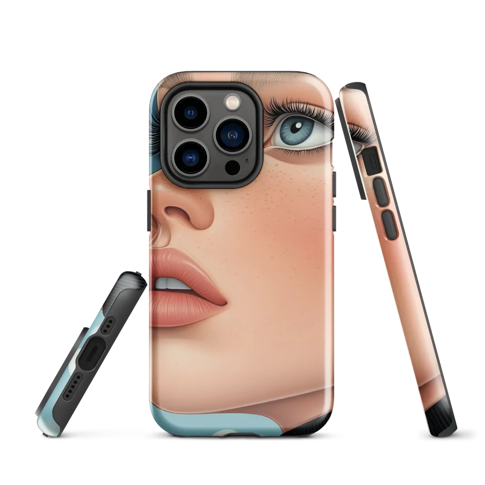 Serenity in Blue | Phone Case |  14 Pro | Tough Case | Glossy
