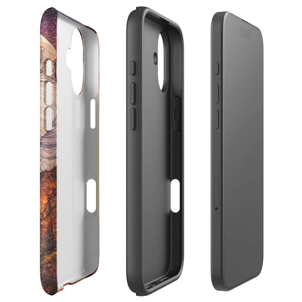 Cosmic Contemplation | Phone Case |  16 Plus | Tough Case | Matte