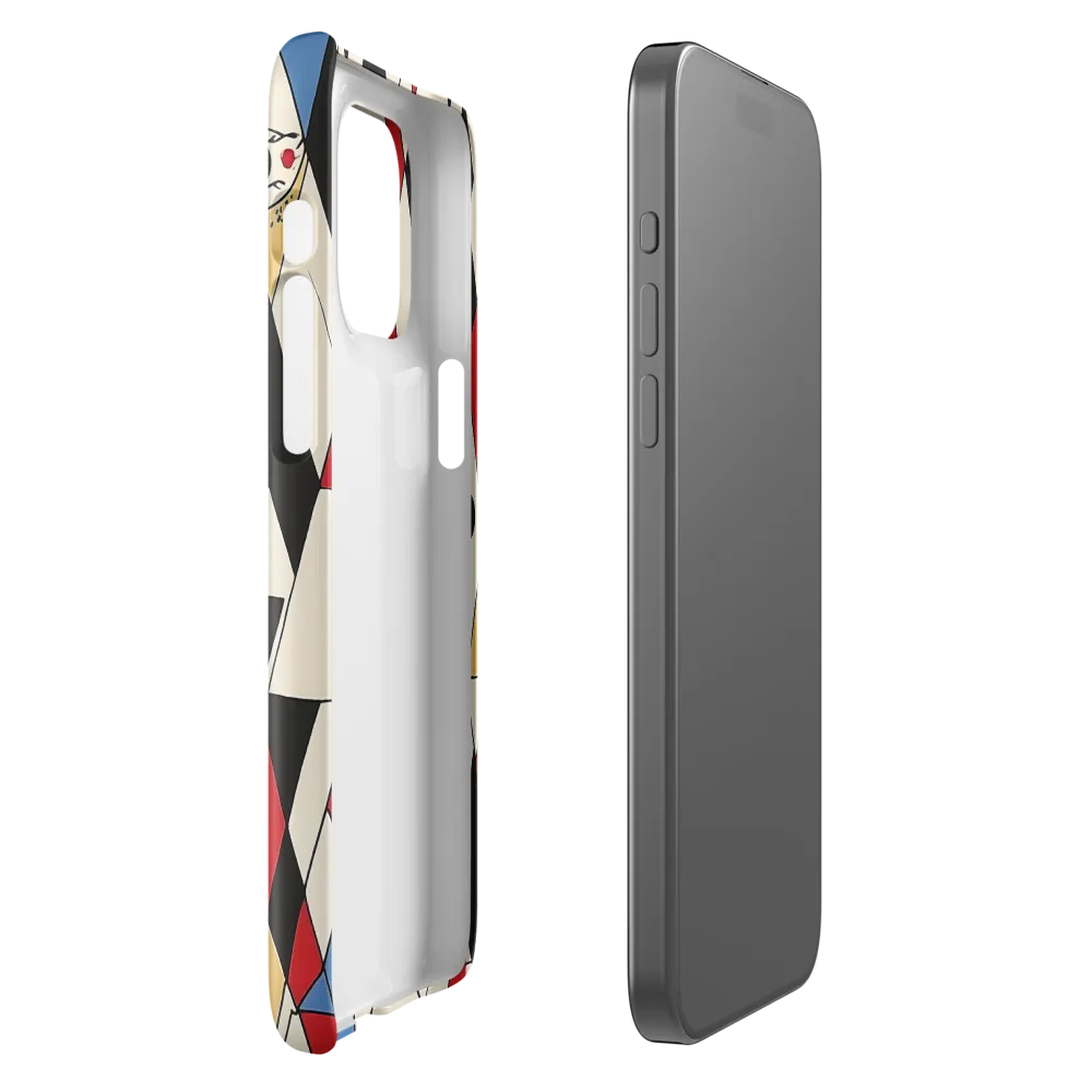Dynamic Geometric Symphony | Phone Case |  15 Pro Max | Snap Case | Glossy