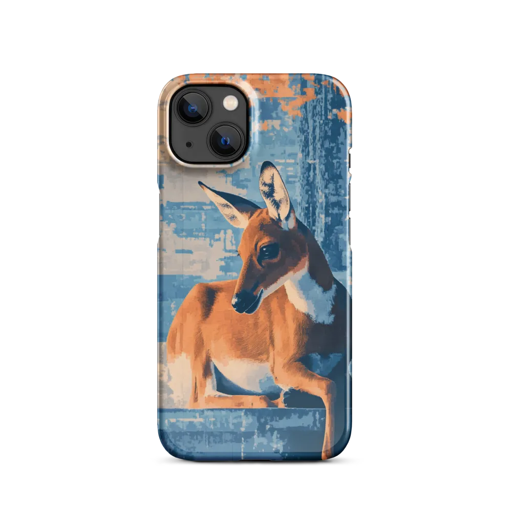 Serenity in Color: The Reclining Deer | Phone Case |  13 | Snap Case | Glossy