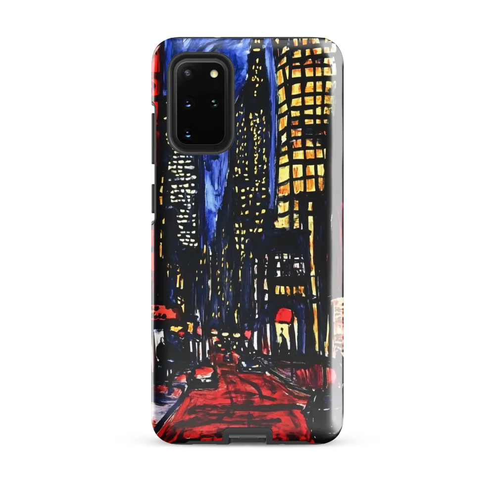 Urban Nightscape: A Journey Through Neon Lights