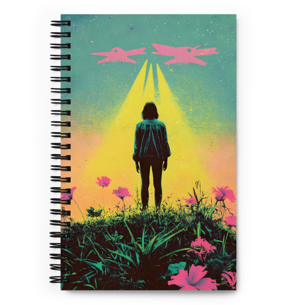 Awakening in a Surreal Landscape | Spiral Notebook