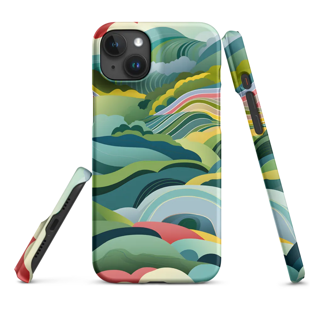 Waves of Serenity | Phone Case |  15 Plus | Snap Case | Matte