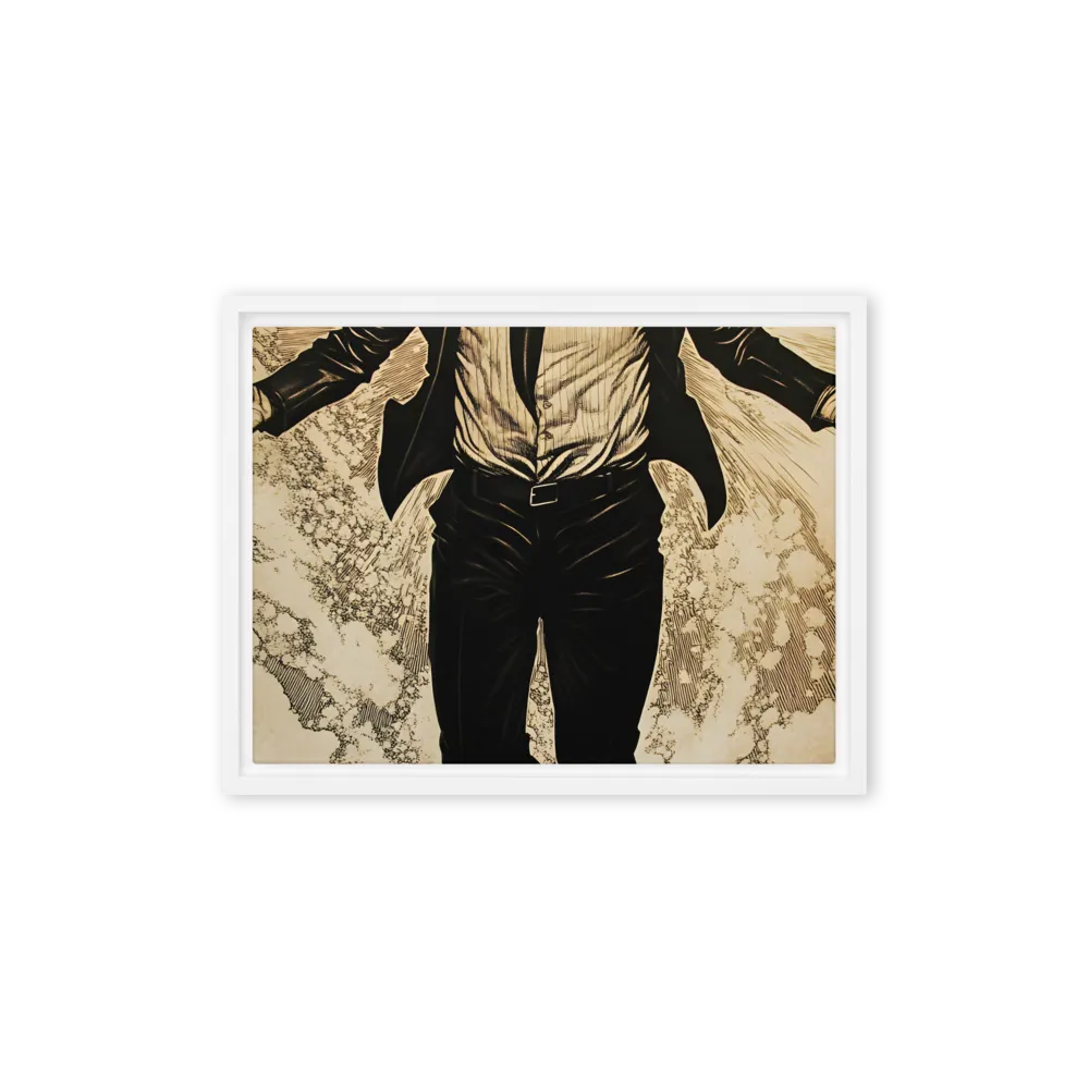 Ascendancy of the Spirit | Canvas with White Frame | 12″×16″