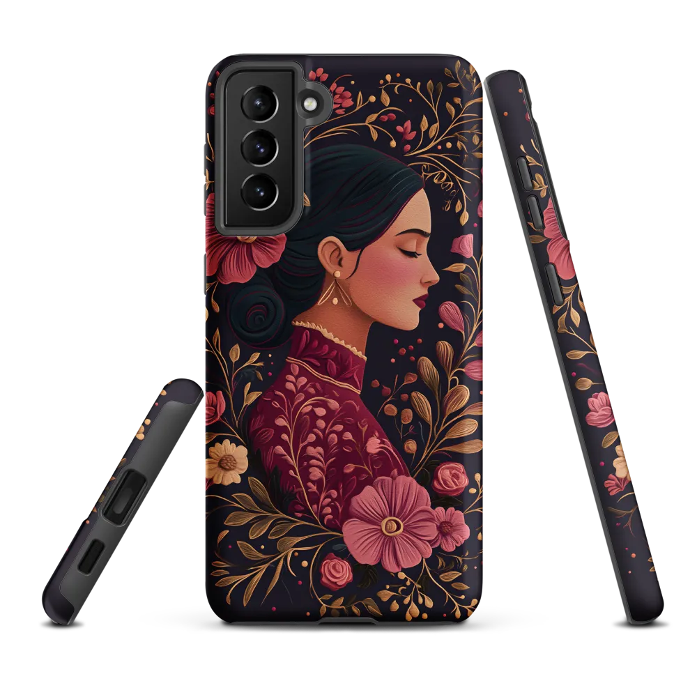 Portrait of Serenity | Phone Case |  S21 Plus | Tough Case | Matte