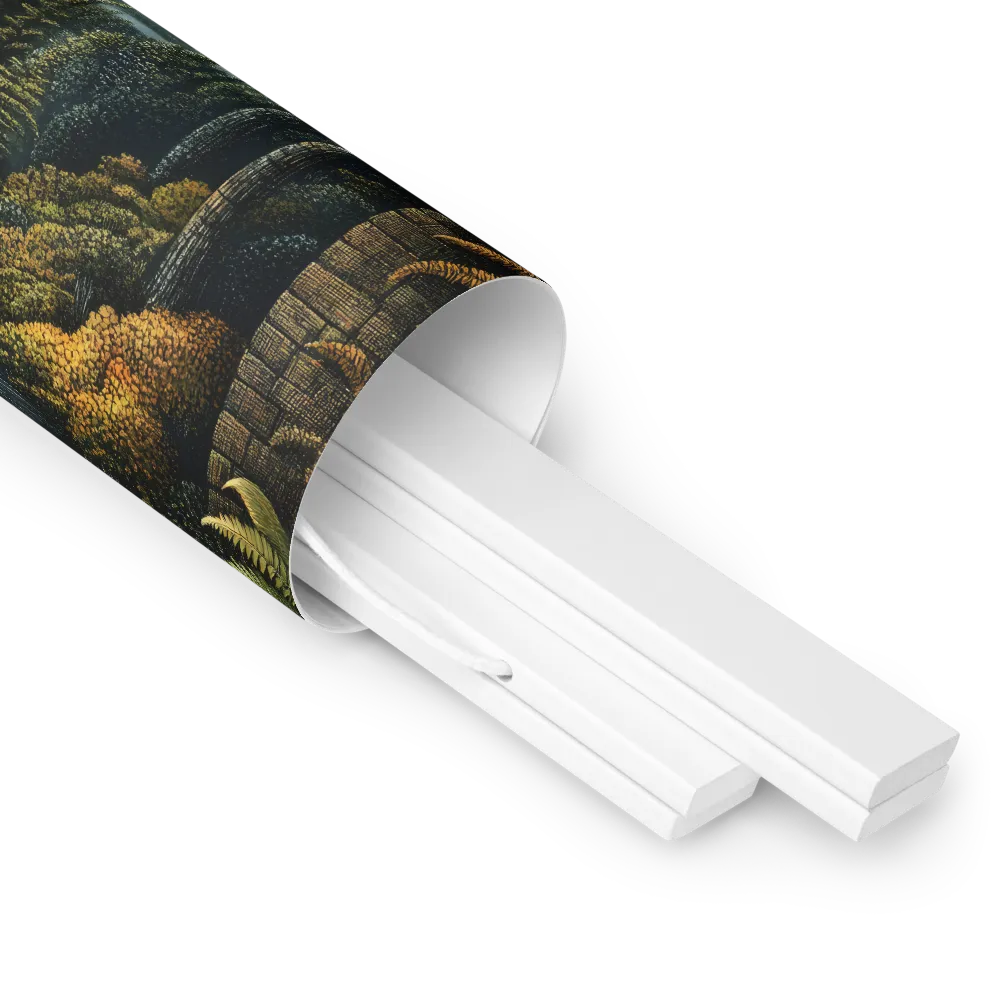 Whispers of the Enchanted Forest | Poster With White Wood Hanger | 10″×10″