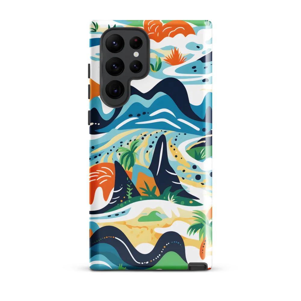 Abstract Tropical Landscape