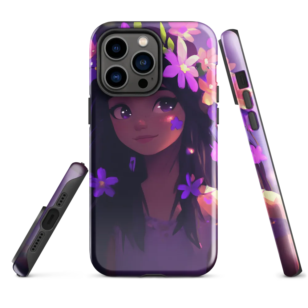 Whispers of Blossoms | Phone Case |  14 Pro Max | Tough Case | Glossy