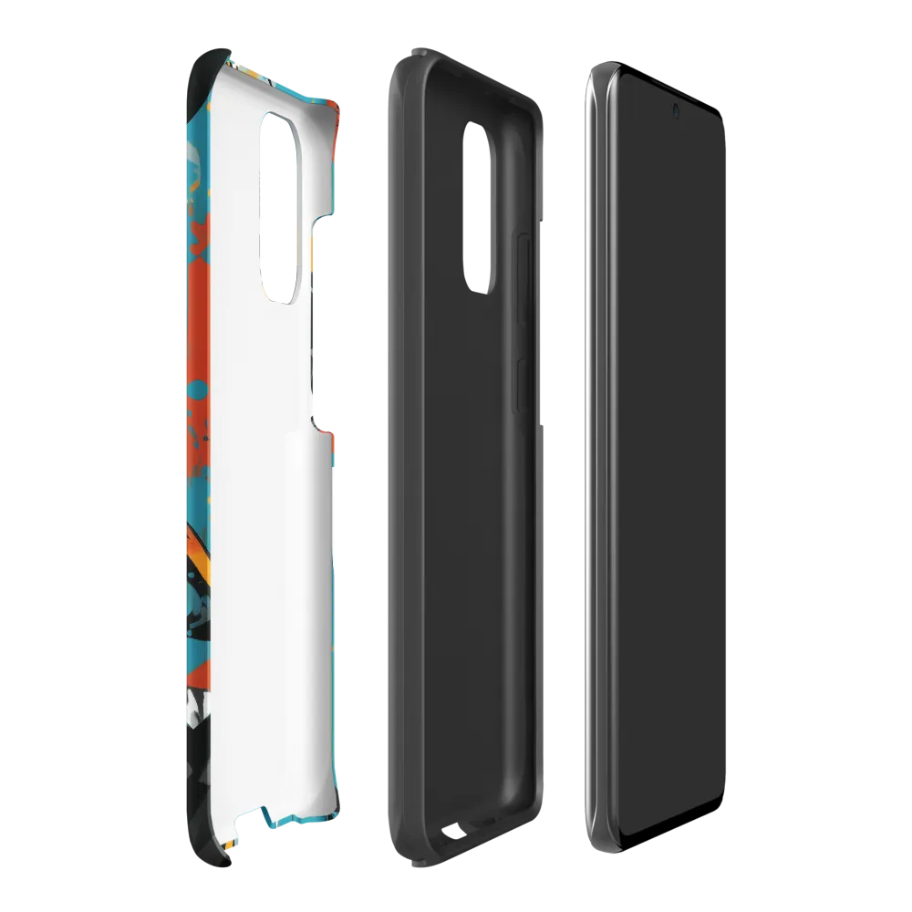 Dynamic Antelope in Vivid Abstract