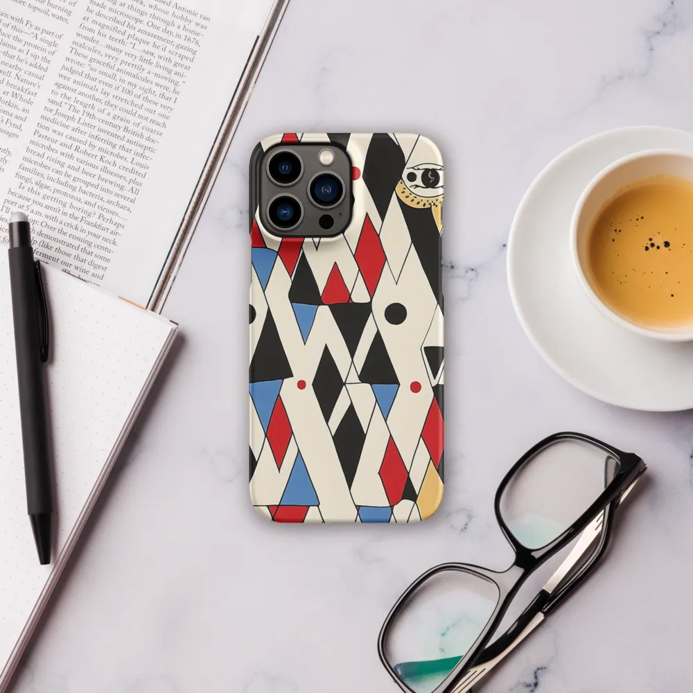 Dynamic Geometric Symphony | Phone Case |  13 Pro Max | Snap Case | Matte