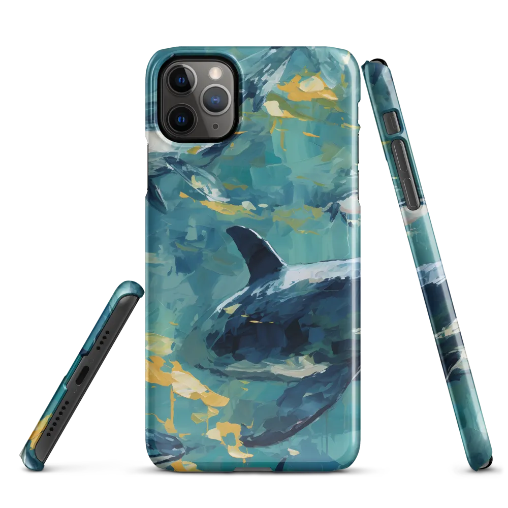 Beneath the Waves: A Symphony of Whales | Phone Case |  11 Pro Max | Snap Case | Glossy