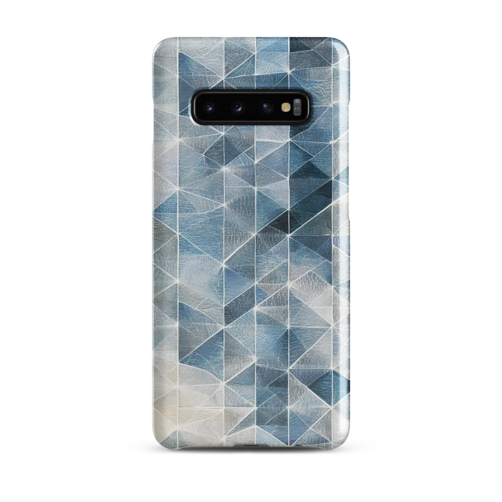 Geometric Harmony in Blue | Phone Case |  S10 Plus | Snap Case | Glossy