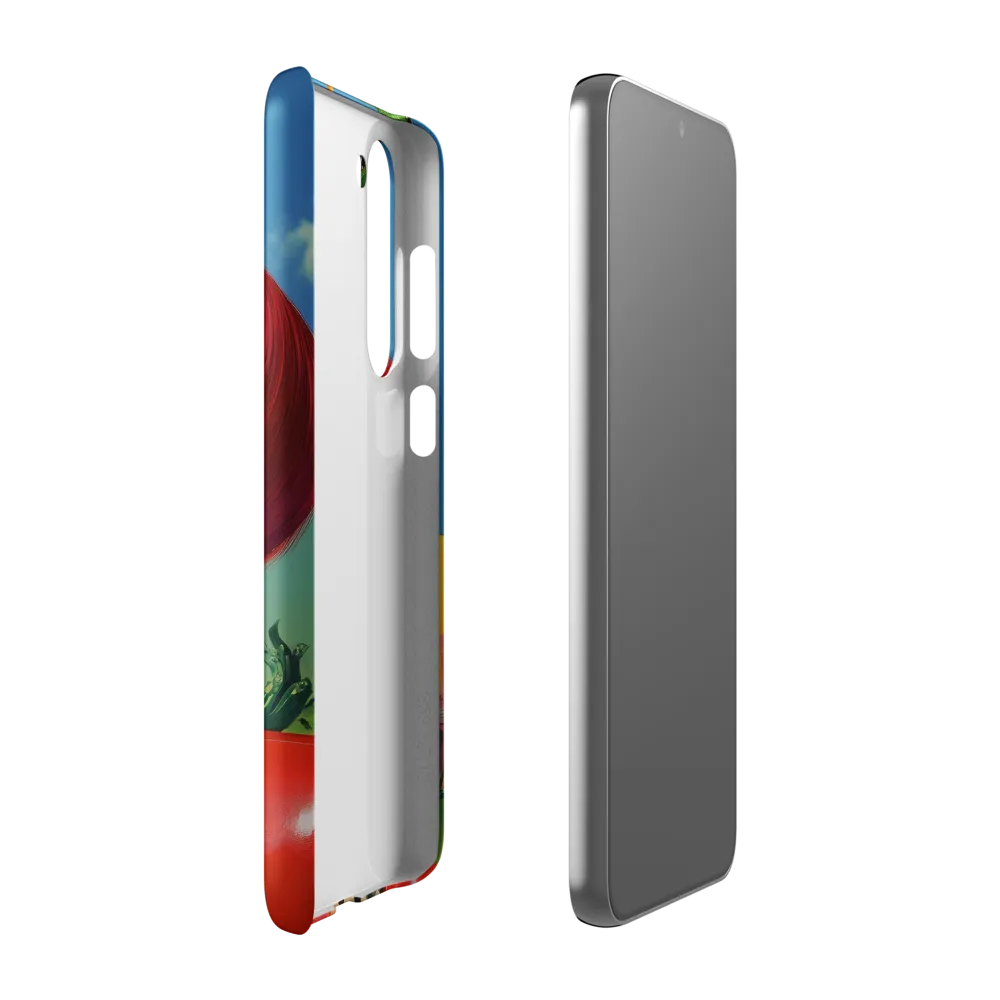 Whimsical Fantasy: A Surreal Portrait | Phone Case |  S23 Plus | Snap Case | Matte