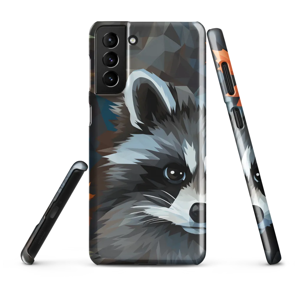 Whispers of Autumn: The Raccoon's Gaze