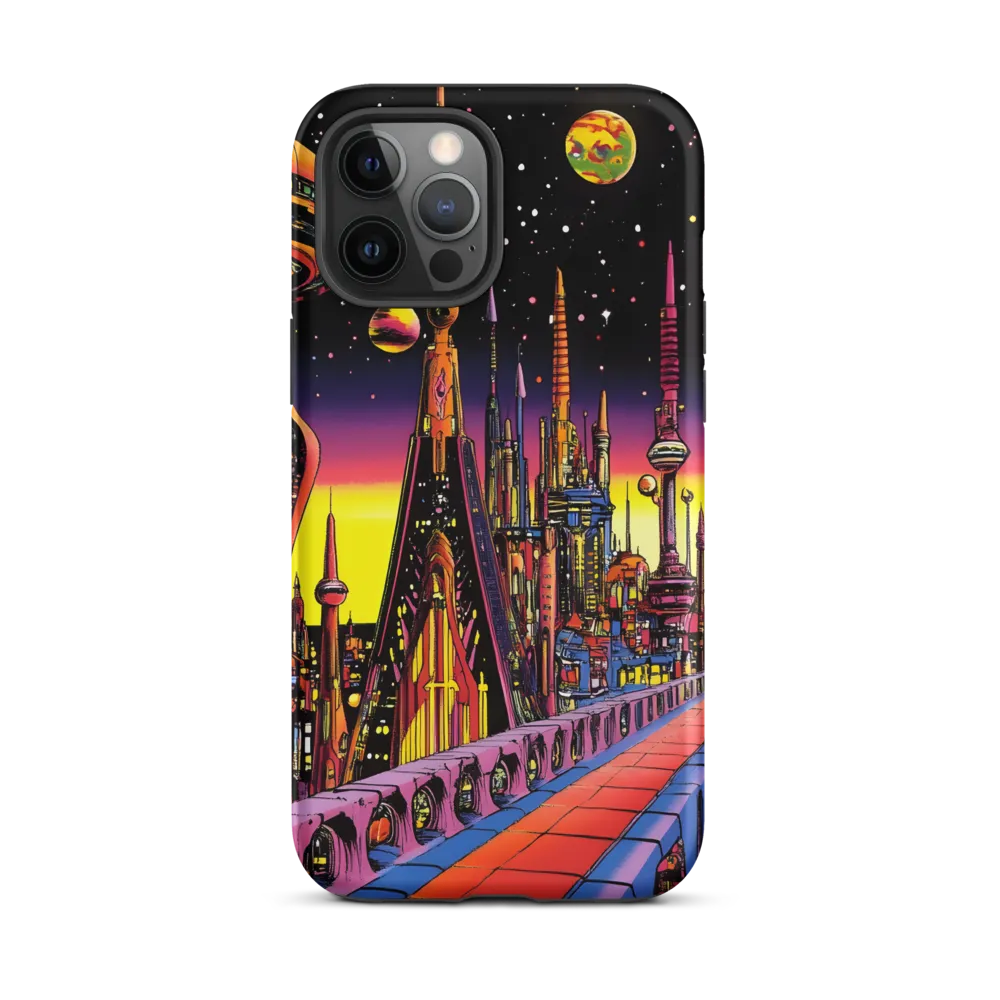 Futuristic Cosmos: A Journey Through Neon Cities