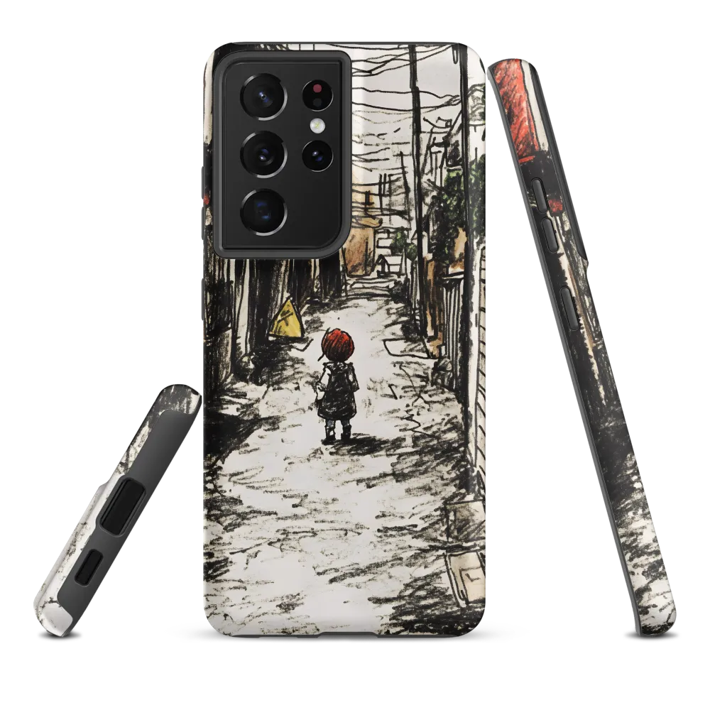 Into the Alleyway: A Journey of Nostalgia | Phone Case |  S21 Ultra | Tough Case | Matte