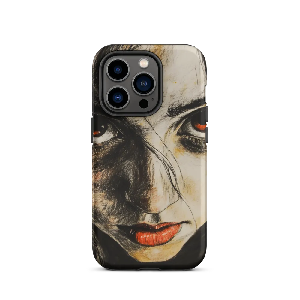 Gaze of Intensity | Phone Case |  14 Pro | Tough Case | Matte
