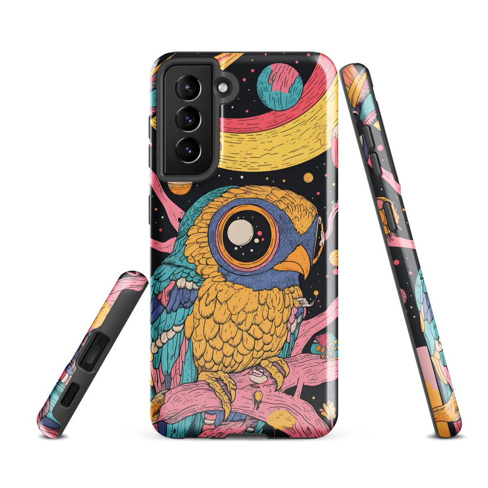 Whimsical Cosmic Owl