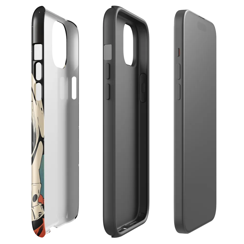 Gaze of the Astronaut | Phone Case |  15 Plus | Tough Case | Glossy