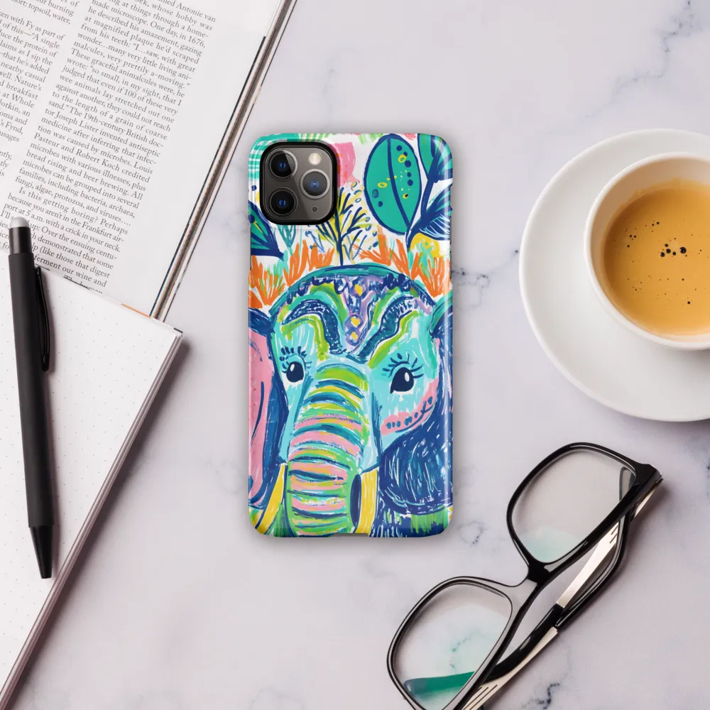 Whimsical Elephant Portrait | Phone Case |  11 Pro Max | Snap Case | Glossy