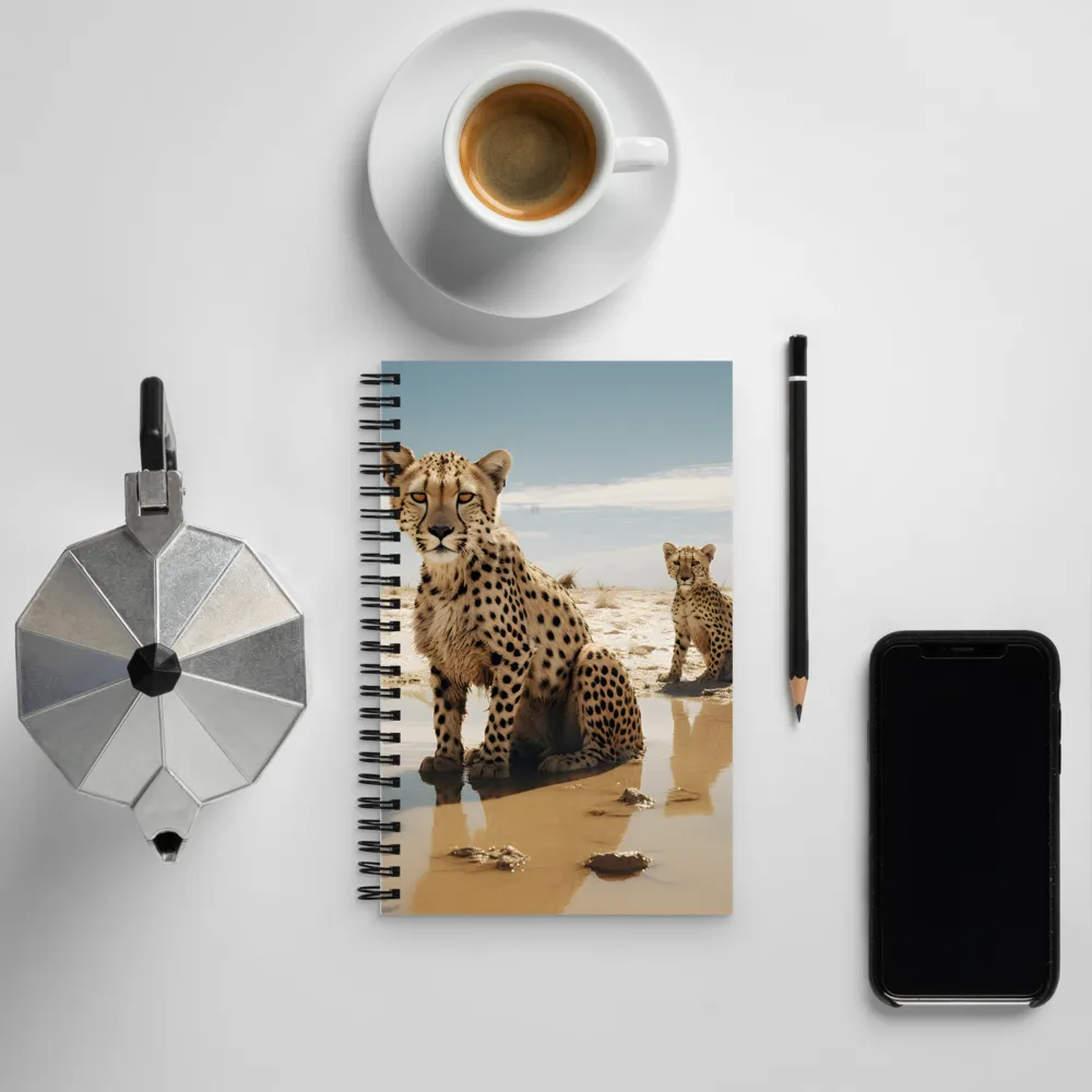 Silent Watchers of the Savanna | Spiral Notebook