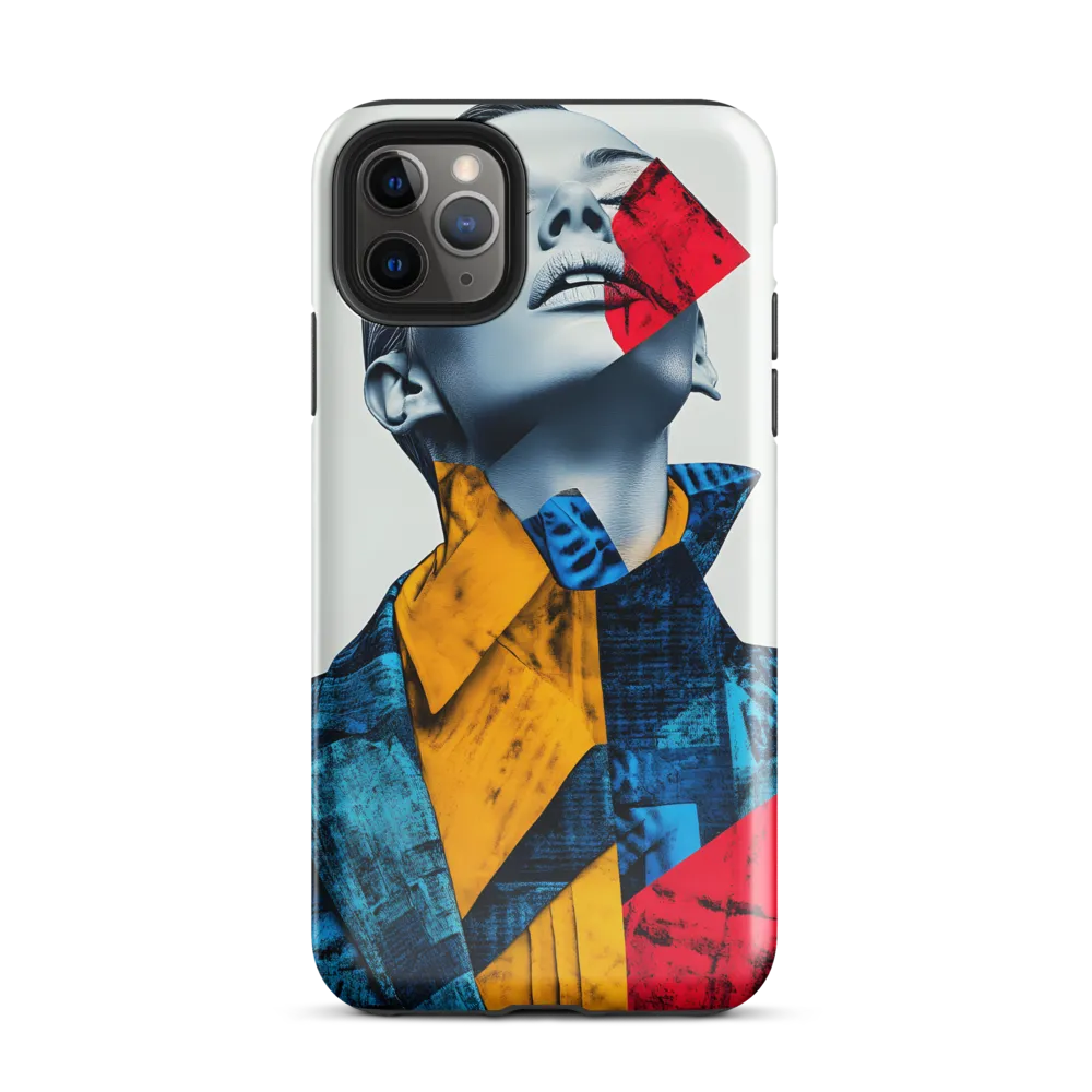 Fragmented Confidence: A Surreal Fashion Portrait | Phone Case |  11 Pro Max | Tough Case | Glossy