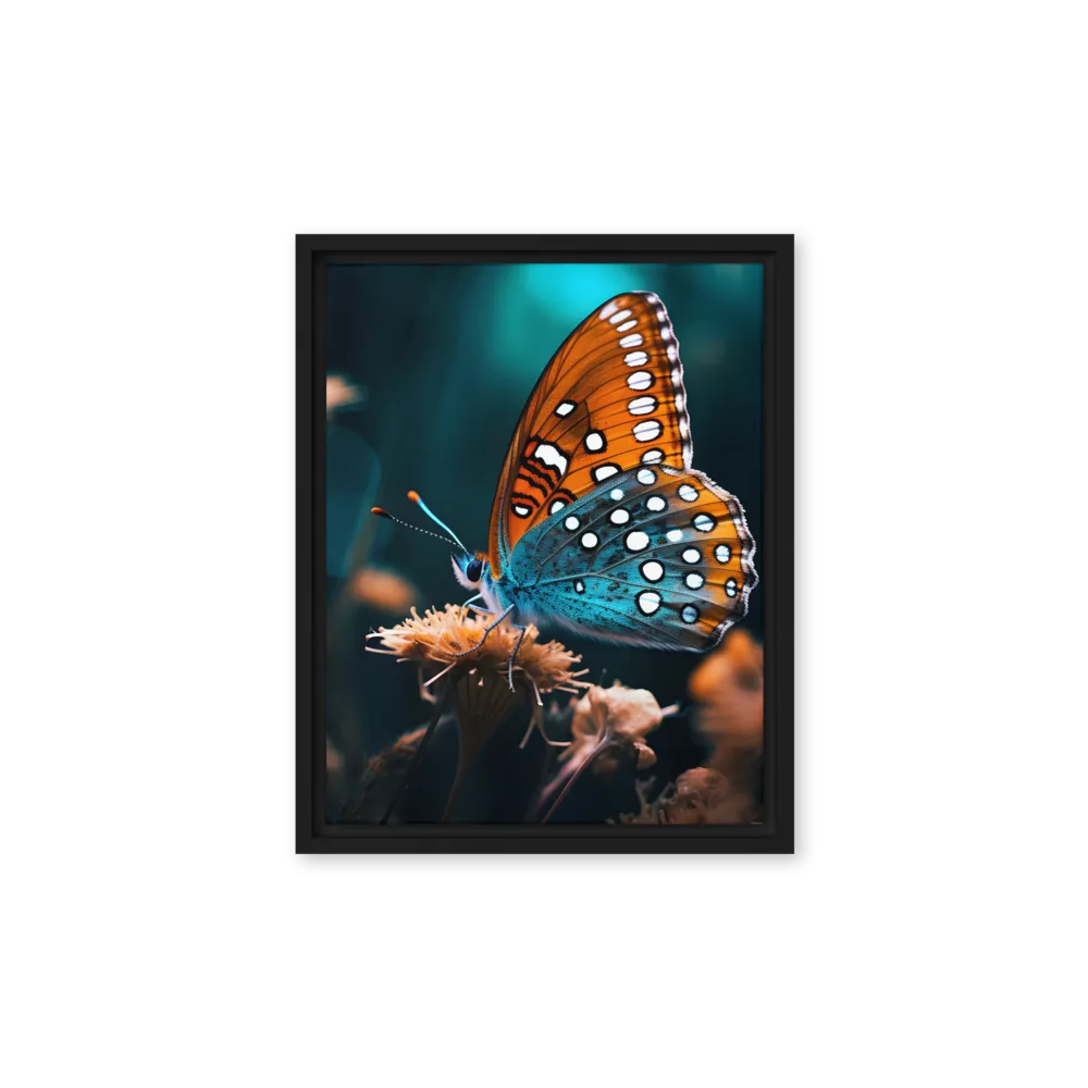 Whispers of Color: The Butterfly's Embrace
