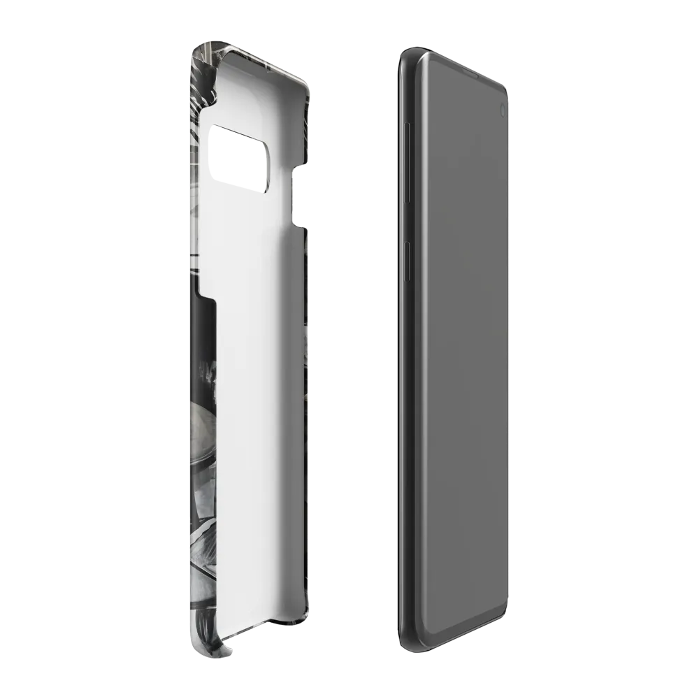 Serenity in Black and White | Phone Case |  S10 Plus | Snap Case | Glossy